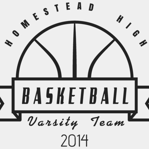 Basketball Template DNT001 BW Miniaturansicht