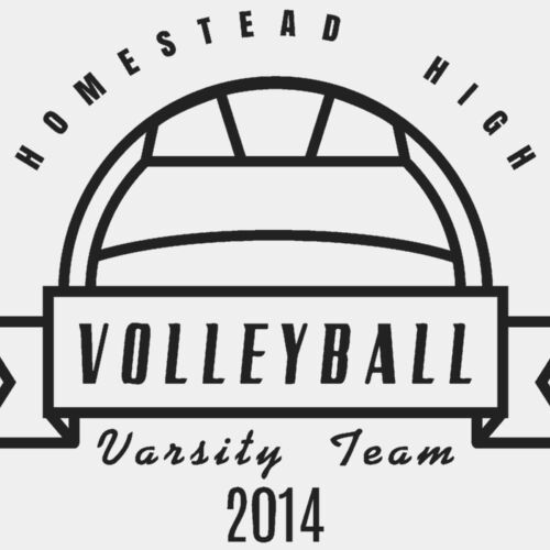 Volleyball Template DNT001 BW Miniaturansicht